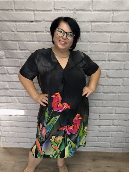 Vzdušné šaty plus size