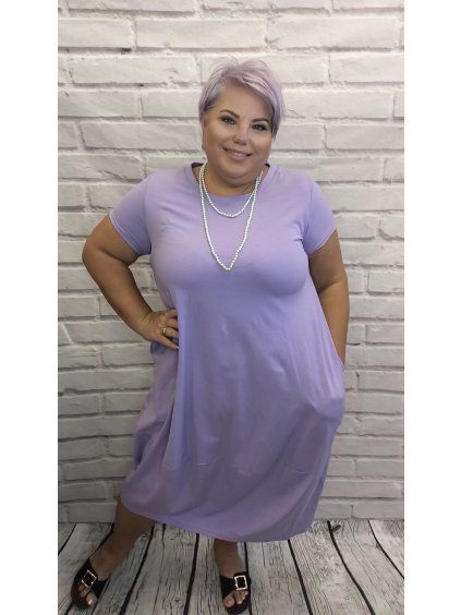 Balonové šaty plus size