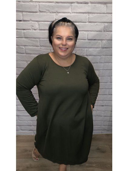 Bavlněné šaty plus size