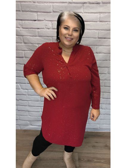 Košilové šaty plus size