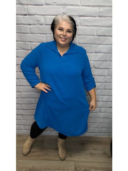 Košilové šaty plus size