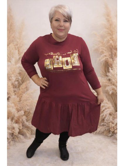 Bavlněné šaty plus size