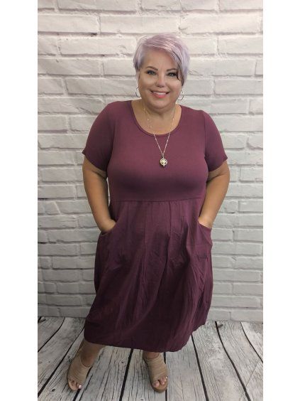 Pohodlné šaty plus size