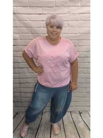 Bavlněné tričko plus size