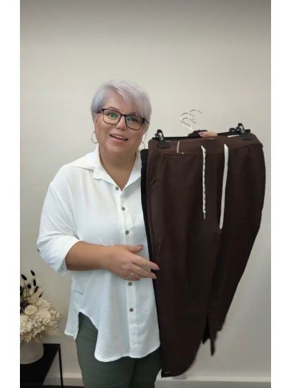Kalhoty Capria plus size