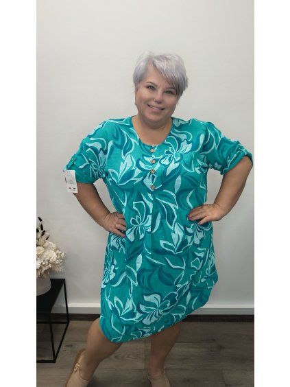 Bavlněné šaty plus size