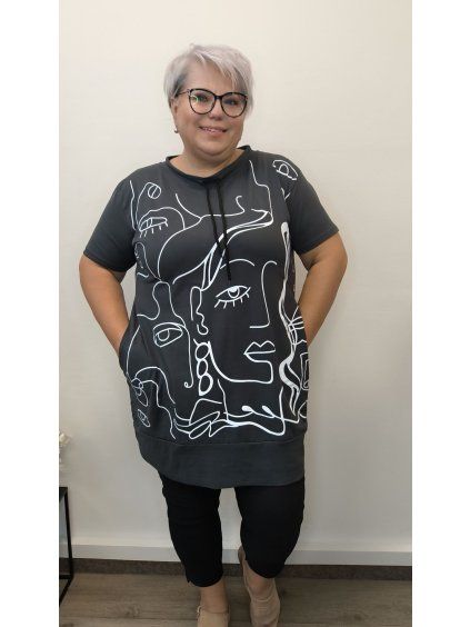 Bavlněné šaty plus size