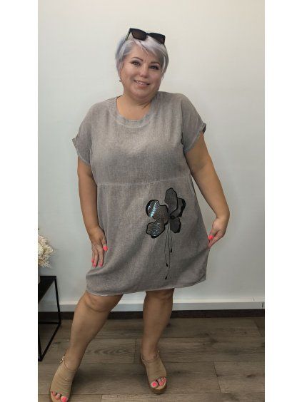 Šaty-tunika plus size
