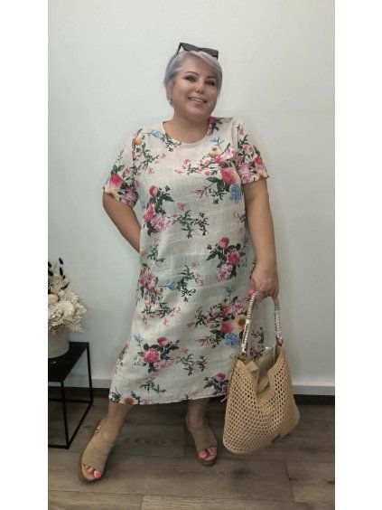 Bavlněné šaty plus size