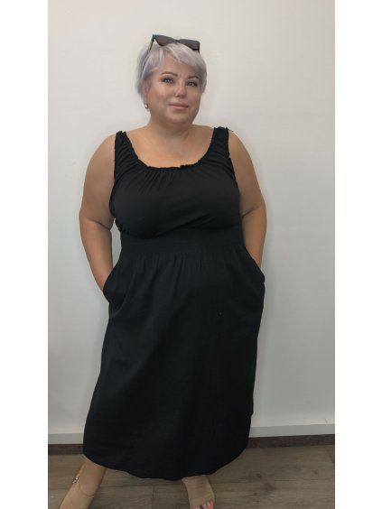 Bavlněné šaty plus size
