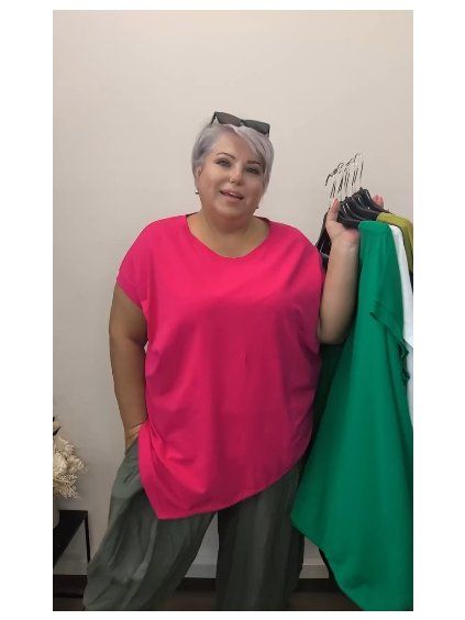 Bavlněné tričko plus size