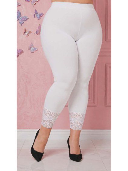 Legíny s kamínky plus size
