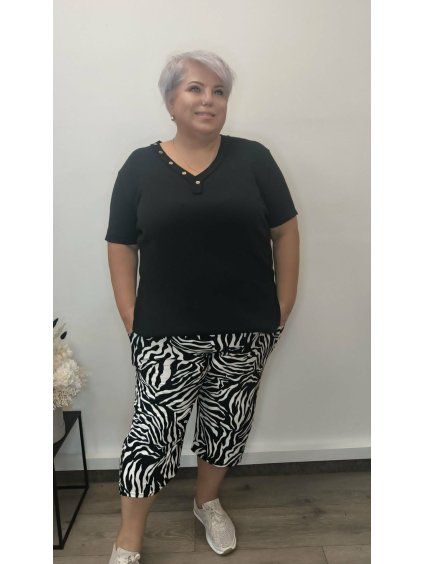 Capri kalhoty plus size
