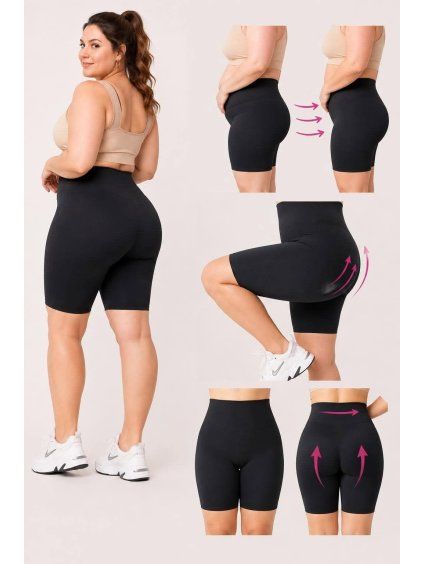 Legínové kraťasy plus size