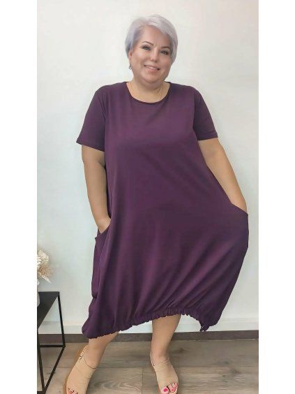 Dlouhé šaty plus size
