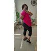 Legíny s krajkou plus size