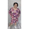 Mikinové šaty s kapsami plus size