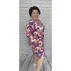 Mikinové šaty s kapsami plus size