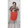 Bavlněné šaty s kapucí plus size