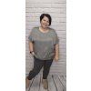 Tričko s volnějším střihem plus size