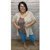 Splývané tílko plus size
