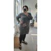 Bavlněné šaty-tunika plus size