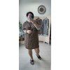 Šaty s kapucí plus size
