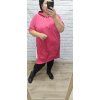 Bavlněná tunika-šaty plus size