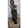 Mikinové šaty plus size