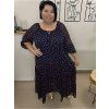 Luxusní carmen šaty plus size