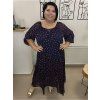 Luxusní carmen šaty plus size