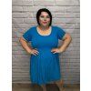 Šaty s pružným vrškem plus size