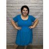 Šaty s pružným vrškem plus size
