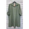 Stylové košilové šaty plus size