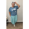 Lněné baggy plus size