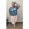 Lněné baggy plus size