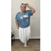 Lněné baggy plus size
