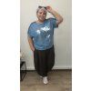 Lněné baggy plus size