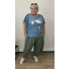 Lněné baggy plus size