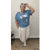 Lněné baggy plus size