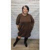 Máslové šaty plus size