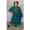 Stylové manžestrové šaty plus size