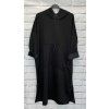 Máslové mikinové šaty plus size