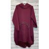 Mikinové šaty plus size