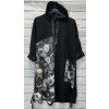 Stylové šaty s kapucí plus size
