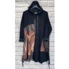 Stylové šaty s kapucí plus size