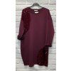 Mikinové šaty plus size
