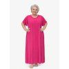 Plisované šaty plus size