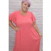 Plisované šaty plus size