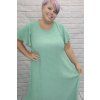 Plisované šaty plus size